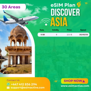 Asia eSIM Plan (30+ areas)